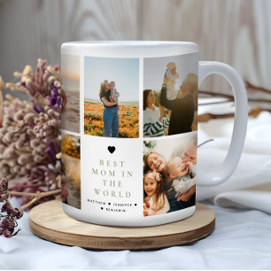 Best Mum Photo Collage Gift Coffee Mug