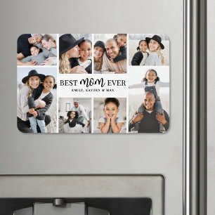 Best Mum Photo Collage Magnet