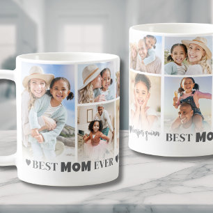 Best Mum Photo Collage Mother Coffee Mug