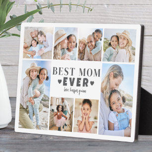 Best Mum Photo Collage Plaque