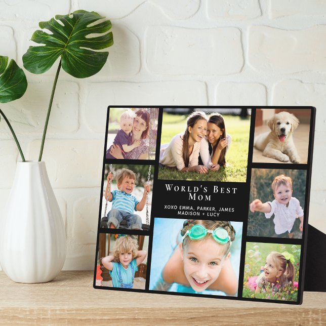 Best Mum Photo Collage Plaque (Creator Uploaded)