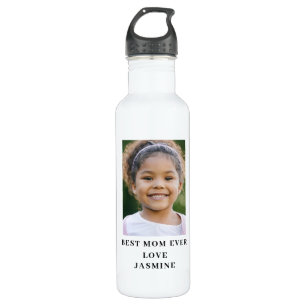 Best Mum Photo Name 710 Ml Water Bottle