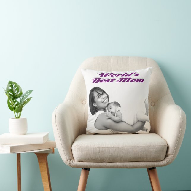 Best Mum purple photo  Cushion (Chair)