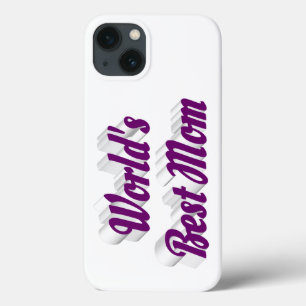 Best Mum purple text iPhone 13 Case