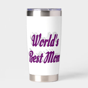 Best Mum purple text Mothers Day Insulated Tumbler