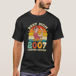 Best Mum Since 2007 Son Daughter Matching Bday Mot T-Shirt