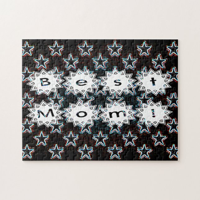 Best Mum Stars in Neon Puzzle (Horizontal)