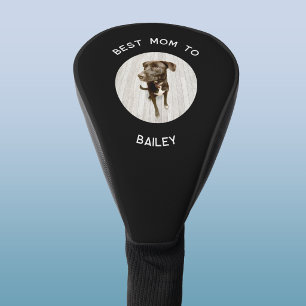 Best Mum to Dog Custom Text Photo Keepsake Golf Head Cover