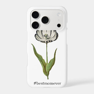 Best Mum Vintage Tulip Luggage Tag