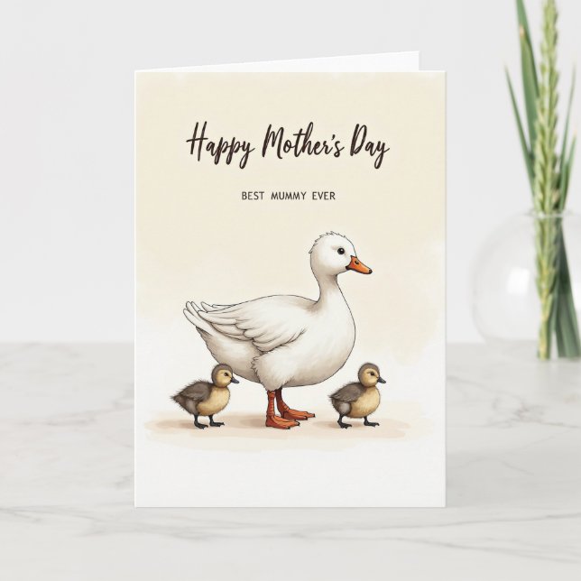 Best Mummy Ever Avian Card (Front)