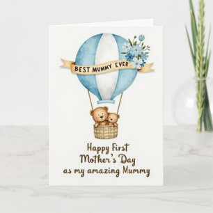 Best Mummy Ever Balloon Card