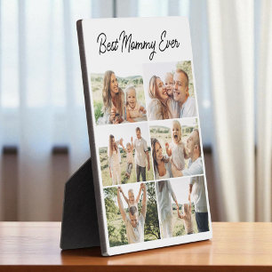 Best Mummy Ever Custom 6 Photo Collage Plaque