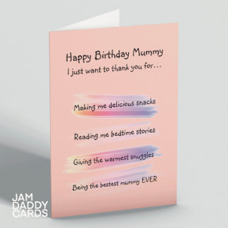 Best Mummy Ever In The World Card