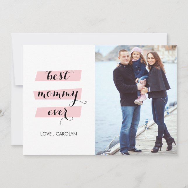 Best Mummy Ever Mother's day Card (Front)