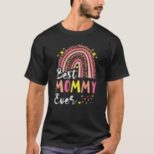 Best Mummy Ever  Pink Leopard Mum Funny Mother S D T-Shirt
