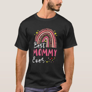 Best Mummy Ever Pink Leopard Mum Funny Mother's D T-Shirt
