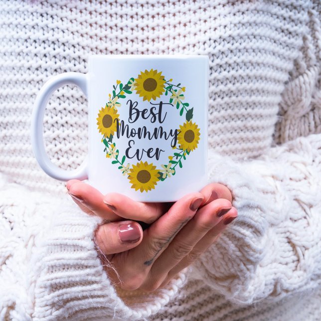 Best Mummy Ever Sunflower Coffee Mug (Creator Uploaded)