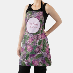 Best Mummy Full of Flower Personalised Apron