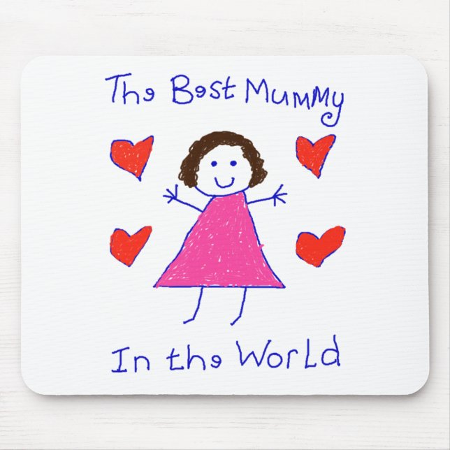 Best Mummy In The World Mouse Pad (Front)