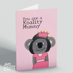Best Mummy Koala Birthday Card