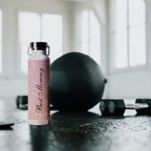 Best Mummy minimal stylish pink glittered 