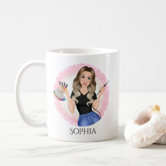 Best Nail Tech Ever Coffee mug, ombre long hair Mug