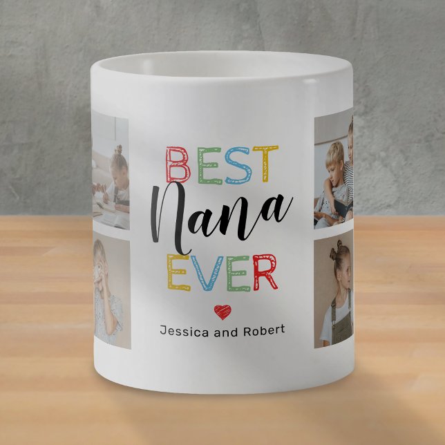 Best Nana Ever 8 Photo Coffee Mug (Creator Uploaded)
