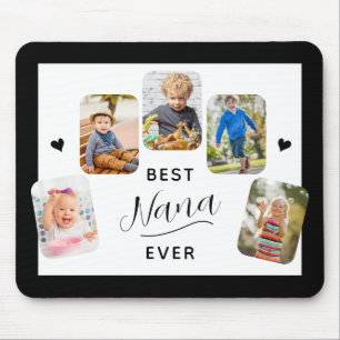 Best Nana Ever Calligraphy 5 Photo Mouse Pad