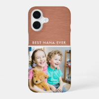 Best Nana Ever Grandma Grandkids Photo Copper