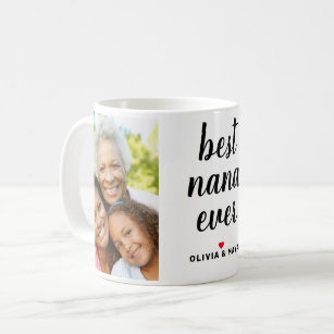 Best Nana Ever Personalised Mothers Day Photo Coffee Mug