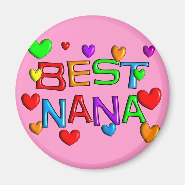 Best Nana T-Shirts & Gifts Magnet (Front)