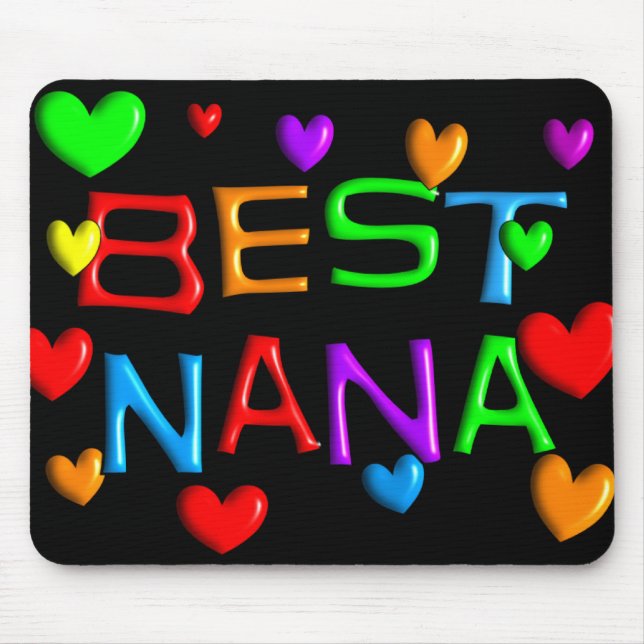 Best Nana T-Shirts & Gifts Mouse Pad (Front)