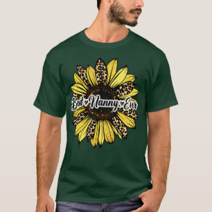 Best Nanny Ever Sunflower Nanny Mothers Day T-Shirt
