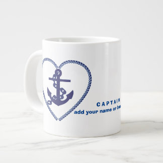 Best navy captain and sailor best large coffee mug