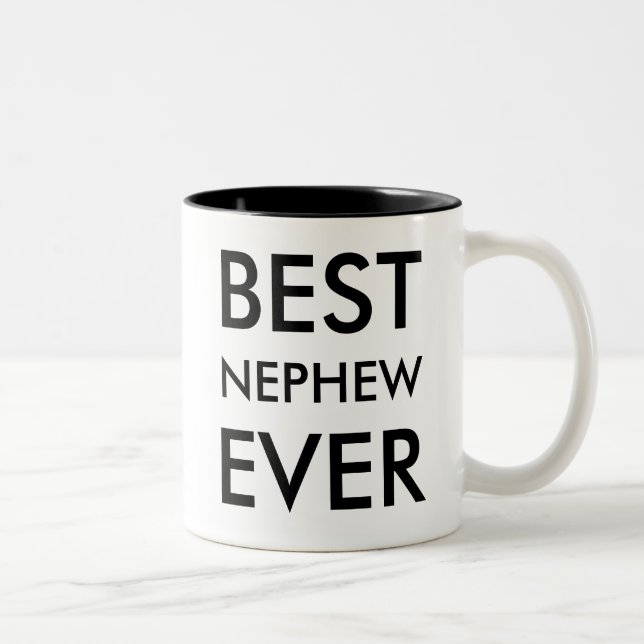 Best Nephew Ever Mug | aunt uncle gift for boy (Right)