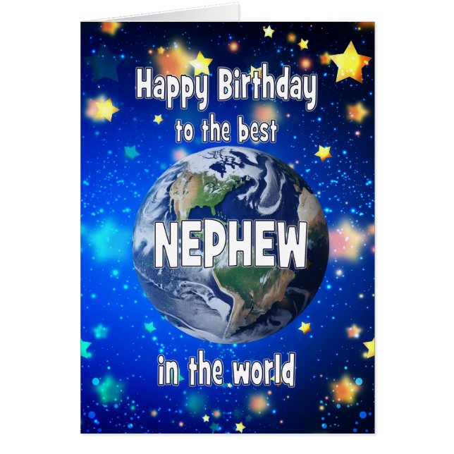 Best Nephew In The World Birthday (Front)