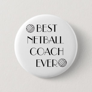 Best Netball Coach Ever Badge