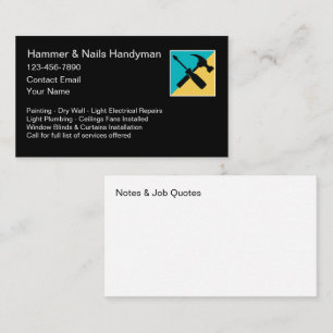 Best New Handyman Business Cards