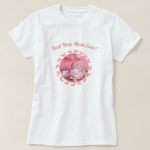 Best New Mum/Mother Family Photo baby Girl T-Shirt