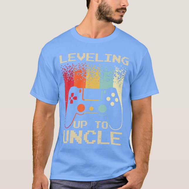 Best New Uncle for Men Boys Soon to Be Uncle Nephe T-Shirt (Front)