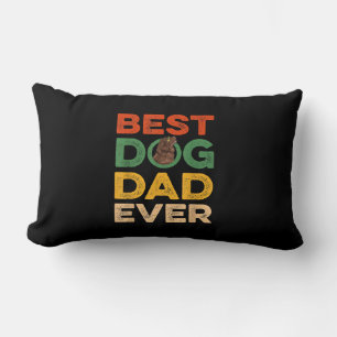 Best newfoundland dog dad ever gifts lumbar cushion