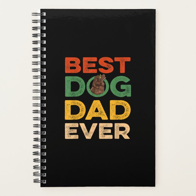 Best newfoundland dog dad ever gifts planner (Front)