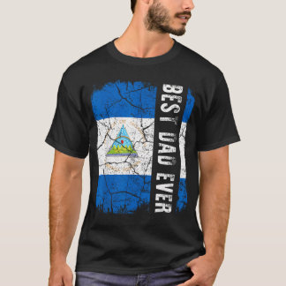 Best Nicaraguan Dad Ever Nicaragua Daddy T-Shirt