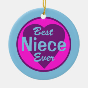 Best Niece Ever Personalised Ornament