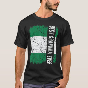 Best Nigerian Grandma Ever Nigeria Flag Mother's D T-Shirt