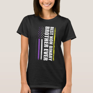 Best Non Binary Brother Ever Lgbt Gay Pride T-Shirt