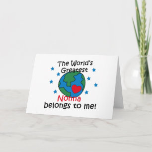 Best Nonna Belongs to me Card