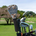 Best Nonno By Par | 3 Photo Golf Head Cover<br><div class="desc">Create a special gift for a beloved grandfather this Father's Day or Grandparents Day with this unique custom golf club head cover. Design features three photos of his grandchildren,  with "Best Nonno By Par" in the centre.</div>