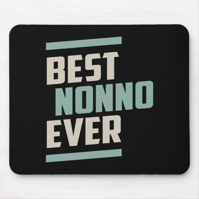 Best Nonno Ever Mouse Pad (Front)
