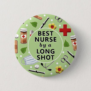 Best Nurse appreciation button
